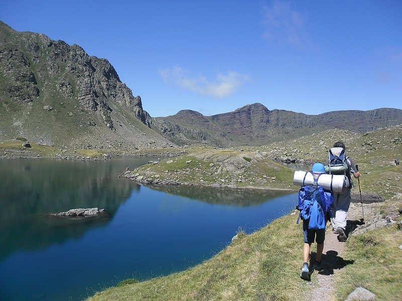 on approche du lieu du bivouac